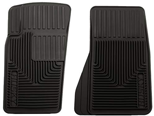 Husky Liners Passend für 1984–01 Jeep Cherokee, 1993–04 Jeep Grand Cherokee, strapazierfähige Bodenmatten vorne, schwarz, 51081