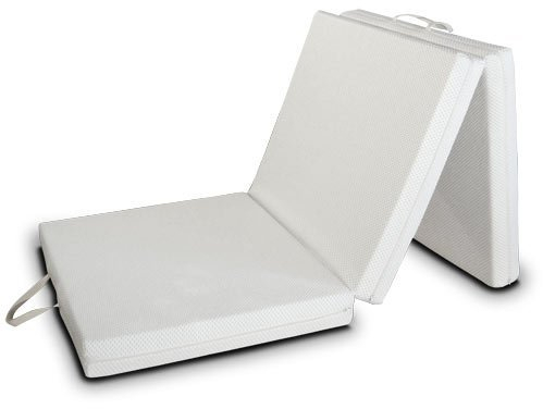 EVERGREENWEB Futon Klappbar 80 x 200 cm, Platzsparende Faltbare Matratze aus Waterfoam mit abnehmbarem Bezug aus Hypoallergenem und Atmungsaktivem Stoff, 9 cm Hoch | FUTON Easy
