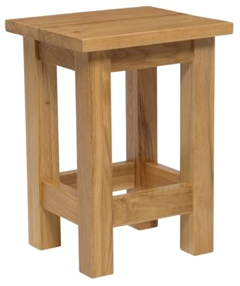 Hallowood Furniture Table Basse en chêne Waverly, Table d'appoint en chêne Clair, Tables Basses en Bois pour Salon, Table Console, Table d'appoint, Petite Table de Lampe et Table d'appoint