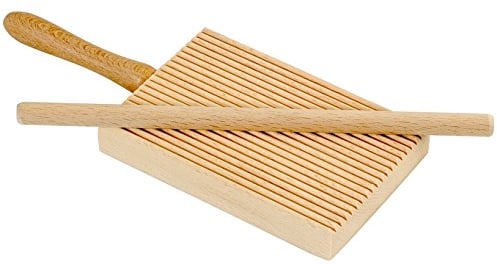 Elettro Center Art.298 Rigagnocchi con Asta per Garganelli, Legno, Beige
