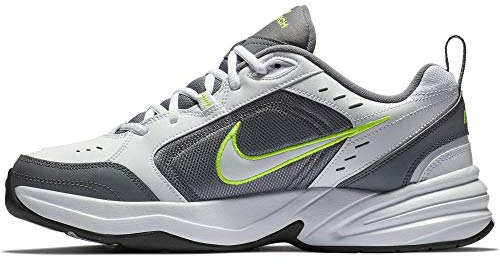 Nike Air Monarch Iv, Scarpe da ginnastica Uomo, Bianco White Cool Grey Volt Anthracite 100, 44 EU