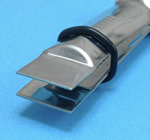 PME Straight Line Plain Crimper, Silver, Large