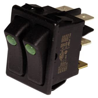 Frisquet - Interrupteur Double Inverseur - Bouton Poussoir - ON-OFF - 2 voies - Montage mural - IP20 - F3AA40156