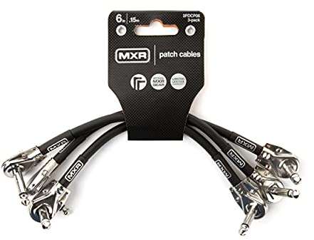 MXR 3PDCP06 Cable - Patch Cable 6 Inch - 3 Pack,Black