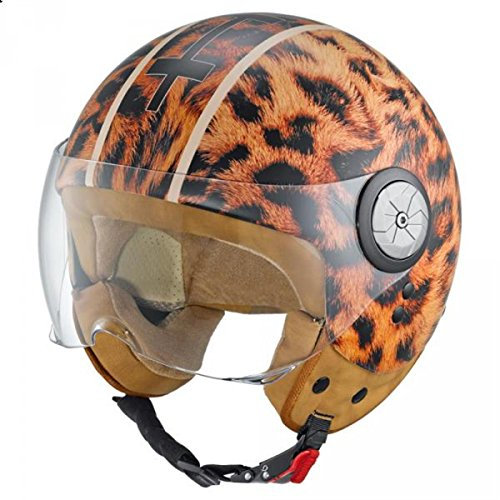 Held Mc Corry Design Jethelm, Farbe Design-Leo, Größe XL