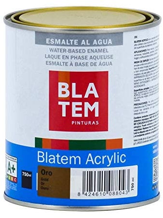 Esmalte Acrílico Metalizado Blatem - 750 mL, Oro