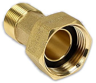 Wasserzählerverschraubung mit Flachdichtung [2 1/2'' Überwurfmutter - 2'' AG]