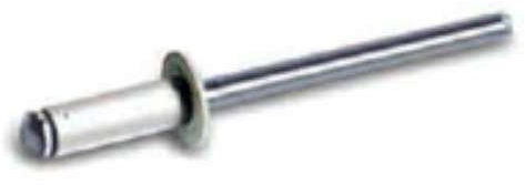 Damesa al-bl - Remache tubular aluminio lacado blanco diámetro 4.0x14