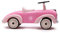 Baghera Rutschauto Blütenblatt Rosa | Rutschfahrzeug Rosa für Kinder mit zahlreichen lebensechten Details | Retro Rutschwagen für Kinder ab 1 Jahr
