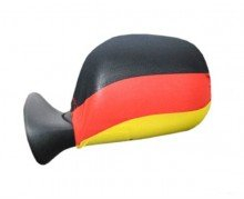 FIG Erwachsene Außenspiegel-Flagge Deutschland Pkw Abdeckung, Tricolore, One Size