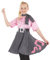 Fun Shack Déguisement Disco Fille, Robe Vintage Années 50, Costume Note Musique, Carnaval Enfant, XL