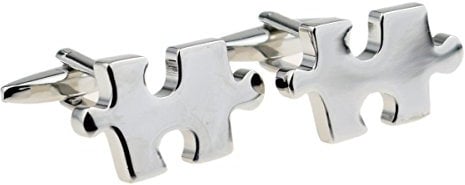 Jigsaw Pieces Cufflinksin a Post Friendly Cufflink Box (X2N017)