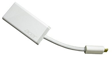 Acer NP.OTH11.005 - Adaptador mini HDMi a VGA para tablet, color blanco