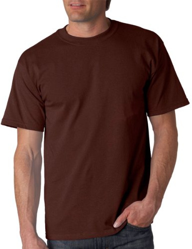 Gildan Men's G2000 Ultra Cotton Adult T-shirt, Dark Chocolate, Medium
