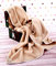 Merino Wool Decke, Merinowolle, leicht, 250 x 200 cm, Beige