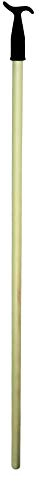 SN-TEC Bedienstab/Ziehstab/Ziehhaken für Bodentreppen und Oberlichter, Stab 100cm aus Holz und Kopf aus Gusseisen