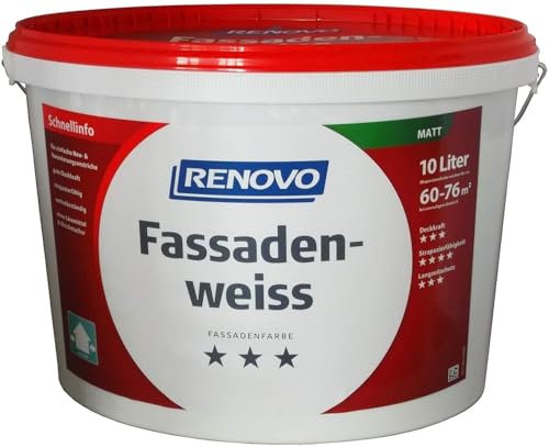 Renovo Fassadenweiß 10 Liter