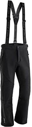 Maier Sports Herren, Softshell Skihose, Schwarz, 26
