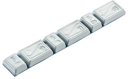 Hofmann Power Weight 5363-0450-701 Typ363 silber 45g 100x Klebegewichte Leichtmetallfelgen, Auswuchtgewicht Klebegewicht Alufelgen