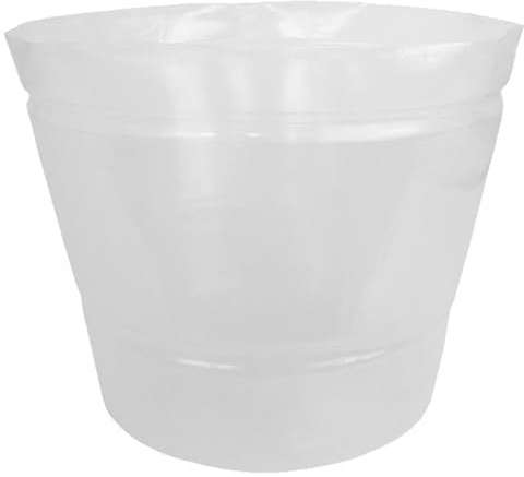Leni Universal Pflanztopfeinsatz Pflanzeinsatz Ø 30 x 22 wasserdicht | Kunststoff transparent, für runde und eckige Pflanzgefäße und Blumentöpfe, Indoor und Outdoor