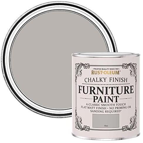 Rust-Oleum Chalky Finish Furniture Paint Flint Matt 750ml