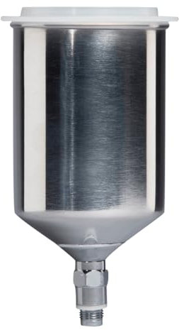 Devilbiss StartingLine 590ml Metal Gravity Feed Spray Paint Gun Cup with Lid