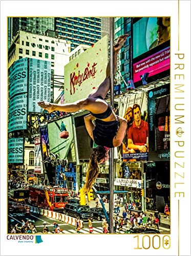 CALVENDO Puzzle EIN Motiv aus dem Kalender Poledance on The Streets of New York 1000 Teile Puzzle hoch | Lege-Größe cm Foto-Puzzle für glückliche Stunden