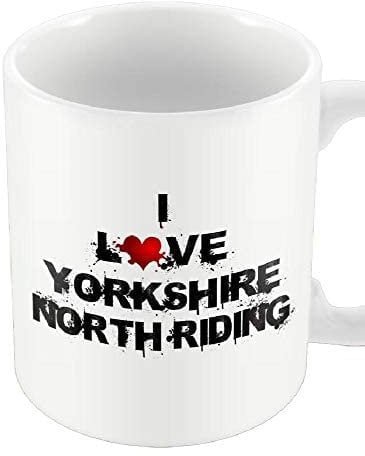Victorian Printing Co - I Love County Mug - I Love Yorkshire North Riding, Ceramic, 11fl.oz.
