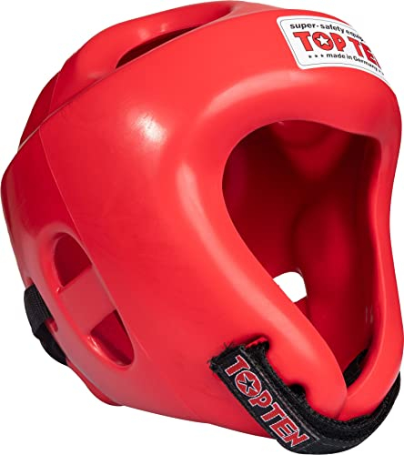 Top Ten Kopfschutz FIGHT ( Olympia) Red - Large