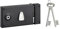 THIRARD - Serrure Applique 4 Gorges Fouillot 140X80 Droite, Noir
