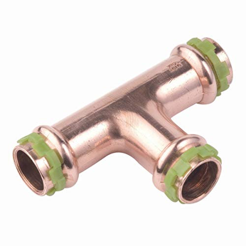 Raccord cuivre en T à sertir - Femelle - Ø 14 mm - Comap