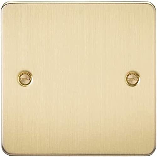 Knightsbridge FP8350BB Brushed Brass FPAV8350BB Flat 1G Blanking Plate