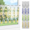 Plauener Spitze Scheibengardine Blumenpracht (Bx H) 49.50cm * 50cm * Gelb/pastellgelb