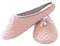 Chausson Femme en Coton Accueil Pantoufles Antidérapante Pantoufle Femme Enceinte Léger et Confortable pour Maison/Bureau Taille 38-39 - Rose