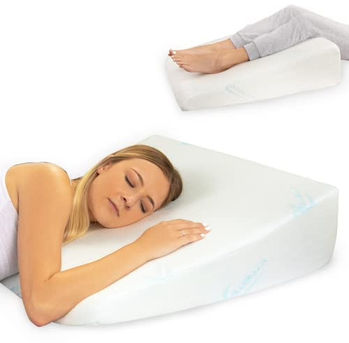 Xtreme Comforts Keilkissen (68,6 x 63,5 x 17,8 cm), Memory-Schaum-Bett-Keilkissen zum Schlafen, ideal für Säurereflux, Schnarchen, Rückenschmerzen und Sodbrennen (63,5 x 68,6 x 17,8 cm)