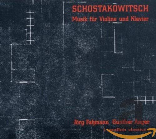 SHOSTAKOVICH:VIOLIN & PIANO