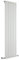 Milano Alpha White Vertical Single Flat Panel Radiator - 1600mm x 490mm