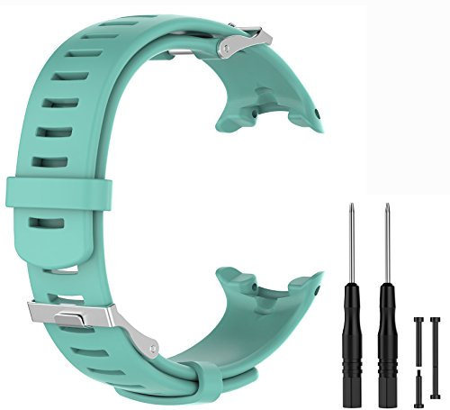 Waekethy Armband für Suunto D4/D4i, Weich Silikon Armbänder Einstellbar Sport Ersatzarmband Kompatibel mit Suunto D4 / D4i Novo für Frauen Männer