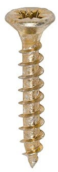 TIMCO Solo Chipboard and Woodscrews - Gold - 4.0 x 25 - Box of 200-40025SOLOC