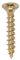TIMCO Solo Chipboard and Woodscrews - Gold - 4.0 x 25 - Box of 200-40025SOLOC