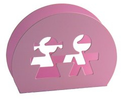 Alessi GIROTONDO Serviettenhalter Pop Rose