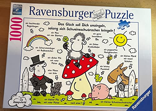 Ravensburger 19008 - Sheepworld: Glückspuzzle - 1000 Teile Puzzle