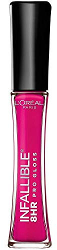 L'Oreal Paris Infallible 8HR Le Gloss, Pink Topaz, 0.21 Ounces