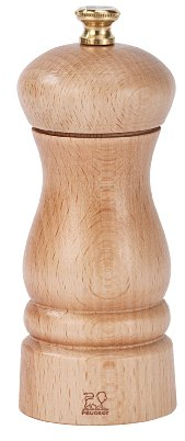 PEUGEOT Clermont Manuelle Pfeffermühle, Klassische Mahlgradeinstellung, Höhe: 13 cm, Holz, Natur, 27919