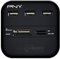 PNY Multi Slot USB Hub and Memory Card Reader
