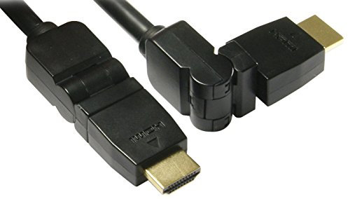 Metronic 470267 Cable HDMI Giratorio Macho/Macho 1,5 m Negro