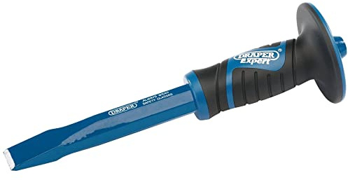 Draper 51051 Cold Chisels with Soft Grip Hand Guard, Blue, 25 X 250 mm