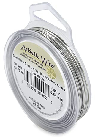 Artistic Wire Beadalon 15-Yards Stainless Steel 22-Gauge