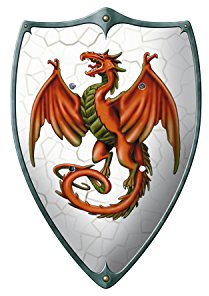 Holzspielerei Ritterschild Drache