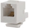 sourcing map White RJ11 6P4C Headset Telephone Module Keystone Jack Socket